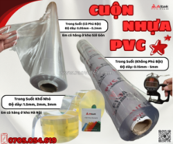 Nhà cung cấp nhựa pvc trong dẻo - sẵn hàng miền nam và miền bắc