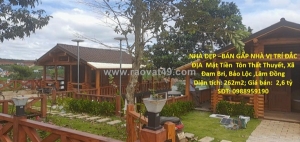 Nhà đẹp –bán gấp nhà vị trí đắc địa  mặt tiền  tôn thất thuyết, xã đam bri, bảo