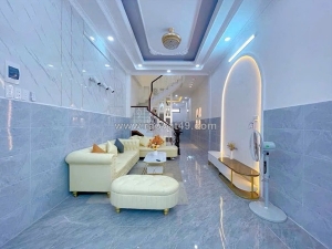 Nhà mới tặng full nội thất – hxh quang trung – 68m² – sổ nở hậu – chỉ 6.9 tỷ