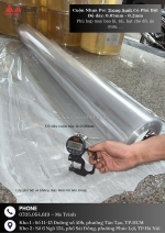 Nhà xưởng phân phối cuộn nhựa pvc trong dẻo, dày 0.08mm