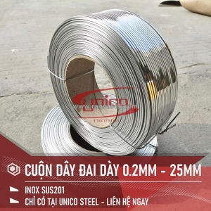 Phân biệt nhanh dây đai inox sus201 và sus304