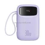 Pin sạc dự phòng baseus qpow 2 digital display fast-charging 10000mah 30w - màu tím