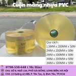 Rèm nhựa cuộn nhỏ pvc dẻo