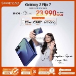 Samsung galaxy z flip 7 dòng gập cho phái nữ chỉ 23.990