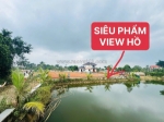 Siêu phẩm view hồ - sát đhqg hòa lạc -đường ô tô 3 xe tránh, mặt tiền đẹp, dân