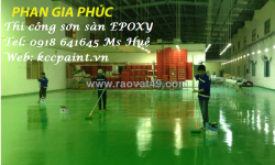 Sơn epoxy nhà xưởng et5660-d40434 green hà nội 09641645 huệ