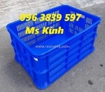 Sóng nhựa hở 3t1, sọt nhựa đựng hàng