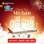 Sun phuquoc airways ra mắt thị trường & mở bán vé đầu tiên từ 15/10/2025