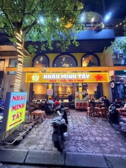 Tây hồ, hà nội - chính chủ sang nhượng quán nhậu minh tây – chỉ 580 triệu