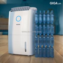 Thiết kế hiện đại, ấn tượng của máy hút ẩm và lọc không khí philips 2 trong 1 de5305/11