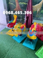 Thú nhún lò xo con ngựa con gà, con vật nhún lò xo trẻ em