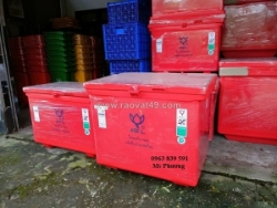 Thùng đá hoa sen 450 lít bền đẹp – giữ lạnh siêu lâu cho hải sản