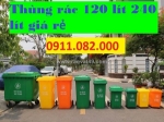 Thùng rác chất lượng giá rẻ- thùng rác 120l 240l 660l mẫu mã đẹp- lh 0911082000