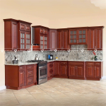 Top 35+ mẫu tủ bếp gỗ căm xe đẹp kèm báo giá cập nhật mới nhất