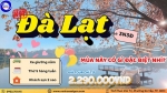 Tour đà lạt 3n3đ khởi hành tối thứ 5 hàng tuần