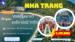 Tour nha trang 3n3đ khởi hành tối thứ 5 hàng tuần