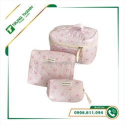 (tphcm) xưởng may túi vải đựng đồ trang điểm giá sỉ, bền đẹp, giao hàng toàn quốc