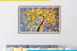 Tranh hoa mai vàng đẹp – món quà tết ý nghĩa cho gia đình