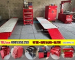 Tủ đồ nghề, máy nén khí, bàn nâng xe máy