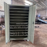Tủ dụng cụ 2 cánh 11 khay kt: 850wx500dx50hmm sơn tĩnh điện
