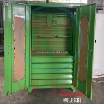 Tủ dụng cụ 2 cánh 4 ngăn 3 tầng khay kt: 1000wx500x00hmm