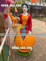 Tượng bạch tuyết bảy chú lùn mầm non, tượng thạch sanh, tượng cô tấm