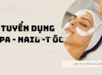 Tuyển nhân viên làm nail +  gội đầu