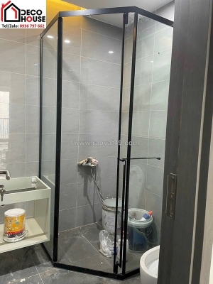 Vách kính nhà tắm hệ slim tối giản – đẹp tinh tế, dễ vệ sinh