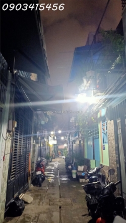 Vị trí vàng! bán nhà 2 tầng 2pn hẻm tân kỳ tân quý, tân phú, sổ hồng 55m2, giá