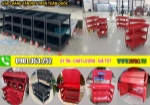 Xe đẩy 3 ngăn được kết với bảng treo cơ khí, bảng treo khay nhựa