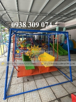 Xích đu mầm non, xích đu trẻ em, xích đu sàn lắc trẻ em tb