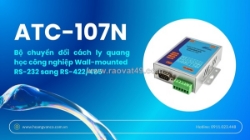 🚀 atc-107n – industrial wall-mounted photoelectric isolation converter rs-232 → rs-422/485