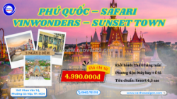 ✈ bay ngay đến phú quốc trải nghiệm safari, vinwonders sunset town chỉ từ 4.990k