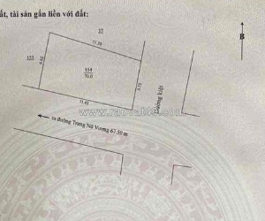 ♪ đất 2 mặt kiệt 5m thẳng ra trưng nữ vương, 70m2, ngang 5.8m, 5.x tỷ