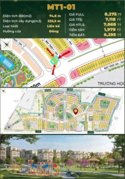 🌟 liền kề 4 tầng – mt1-01  phân khu mặt trời – vinhomes golden city