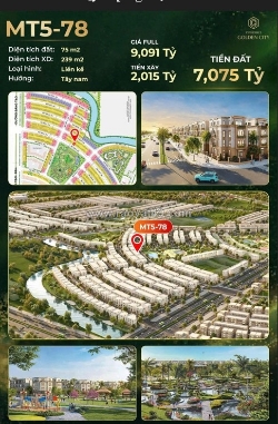 🌟 liền kề 4 tầng – mt5-78  vinhomes golden city