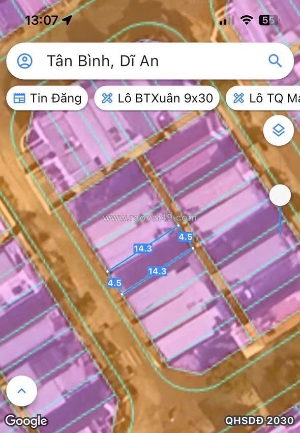 🔥 lô đất đẹp trung tâm tân đông hiệp – kdc lê phong, đường d2, giá chỉ 2,9 tỷ