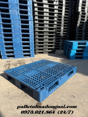 🔥 xả hàng pallet nhựa màu xanh – size 1200x1000x150mm 🔥
