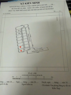 2 lô liền nhau – lô góc đẹp cốc liễn, kiến minh, giá chỉ 8xx triệu  zalo 0567