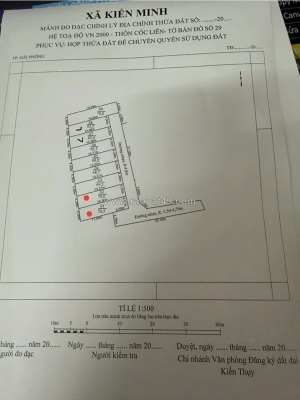 2 lô liền nhau – lô góc đẹp cốc liễn, kiến minh, giá chỉ 8xx triệu  zalo 0567