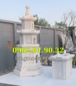 [2025] mẫu mộ bảo tháp đá lục giác đựng tro cốt hiện đại