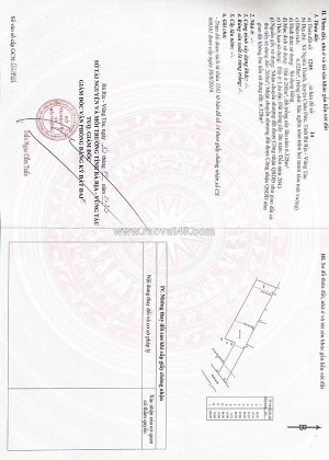 44m mặt tiền ql56
dài 200m- 400thổ cư tông 7528mv