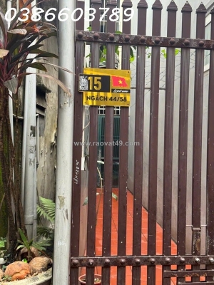 46m² – ngõ 44/58 đức giang – mặt tiền 4m – nhà dân xây 2 tầng – ngõ ô tô qua