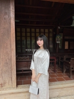 Áo dài bạch vân – nhẹ nhàng và tinh khôi