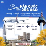 Asiana airlines ưu đãi vé máy bay và hành lý đi hàn quốc