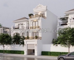 Bán 5 căn 3 tầng sau nhà mặt đường lệ tảo