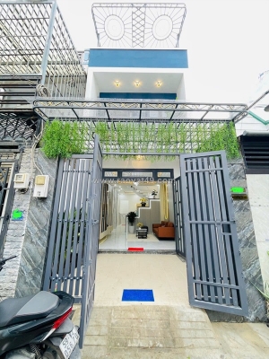 Bán căn nhà đẹp 60m2 2 tầng 4 tỷ 850 huỳnh thị hai, gần chợ hạt điều, p. tân