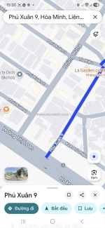 Bán đất đường phú xuân 9, phường hoà khánh, đà nẵng