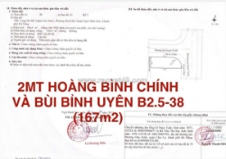 🔴💥bán đất góc 2 mt đường hoàng bình chính & bùi bỉnh uyên