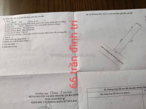 🔴💥bán đất kiệt ô tô k64 trần đình tri - kiệt trước nhà 4m